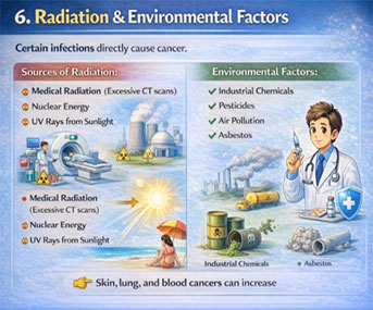 किरणोत्सर्ग , पर्यावरणीय घटक