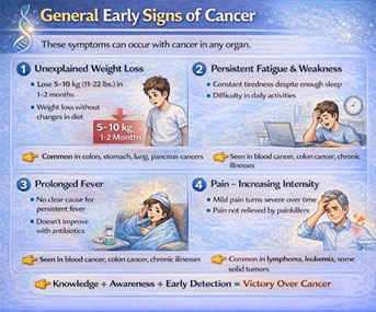 सर्वसाधारण लक्षणे